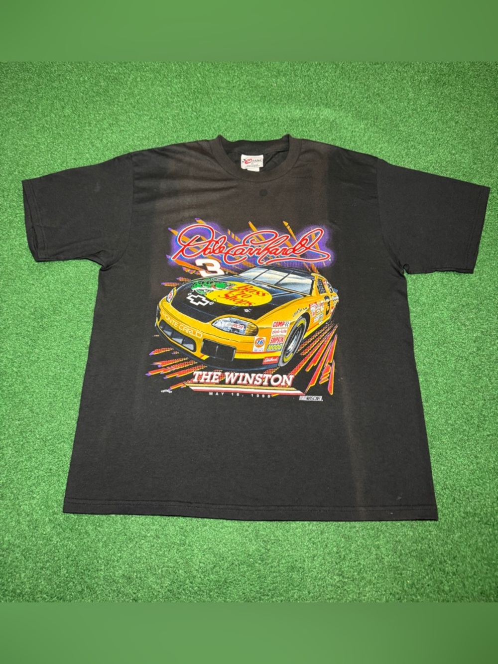 Dale Earnhardt Sr #3 Bass Pro Shops Vintage 90s Nutmeg Nascar Chase XL T Shirt